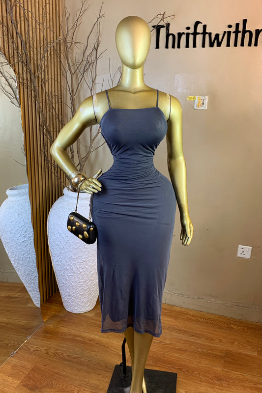 TIMI2 SIZE6 Length51 Mesh dress
