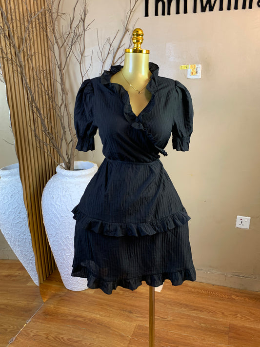 TIMI61 SIZE8 Length32 wrap dress