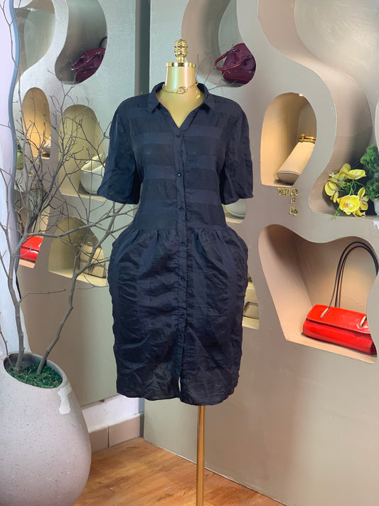 KEJI53 SIZE12 Length44 black dress